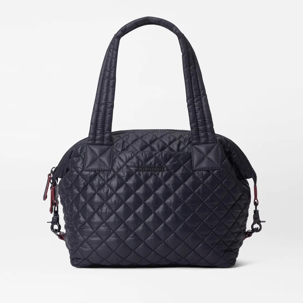 MZ Wallace Medium Sutton Deluxe Tote Bag in Black